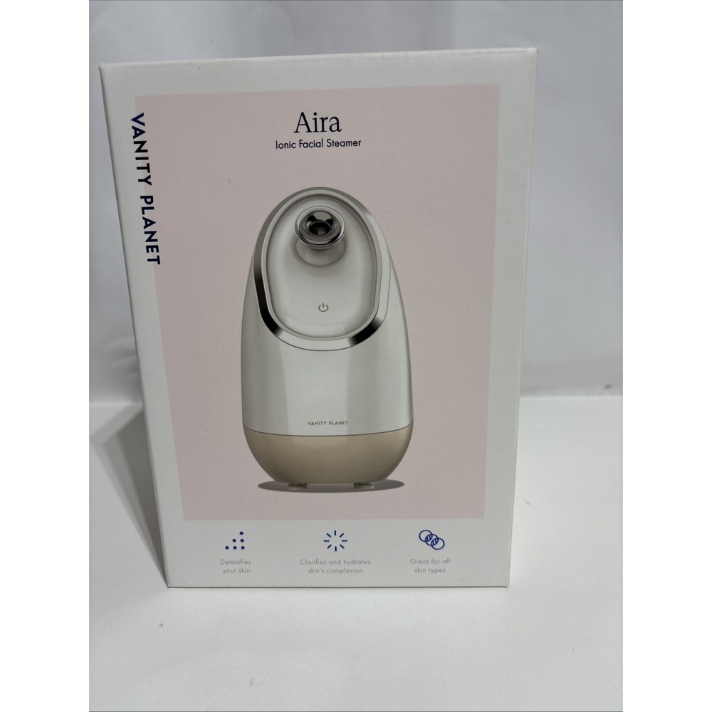 NEW Vanity Planet Aira Ionic Facial Steamer Pore Cleaner Detoxify Hydrate In Box